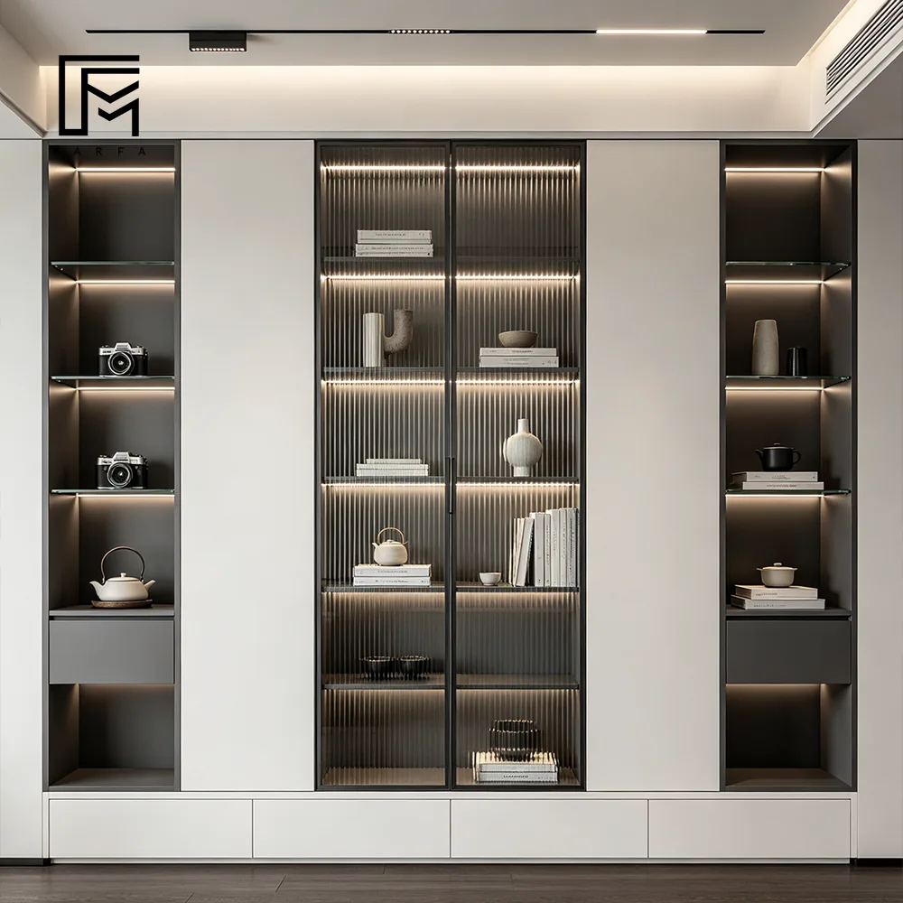 Full-height Display Shelving for international furniture procurement