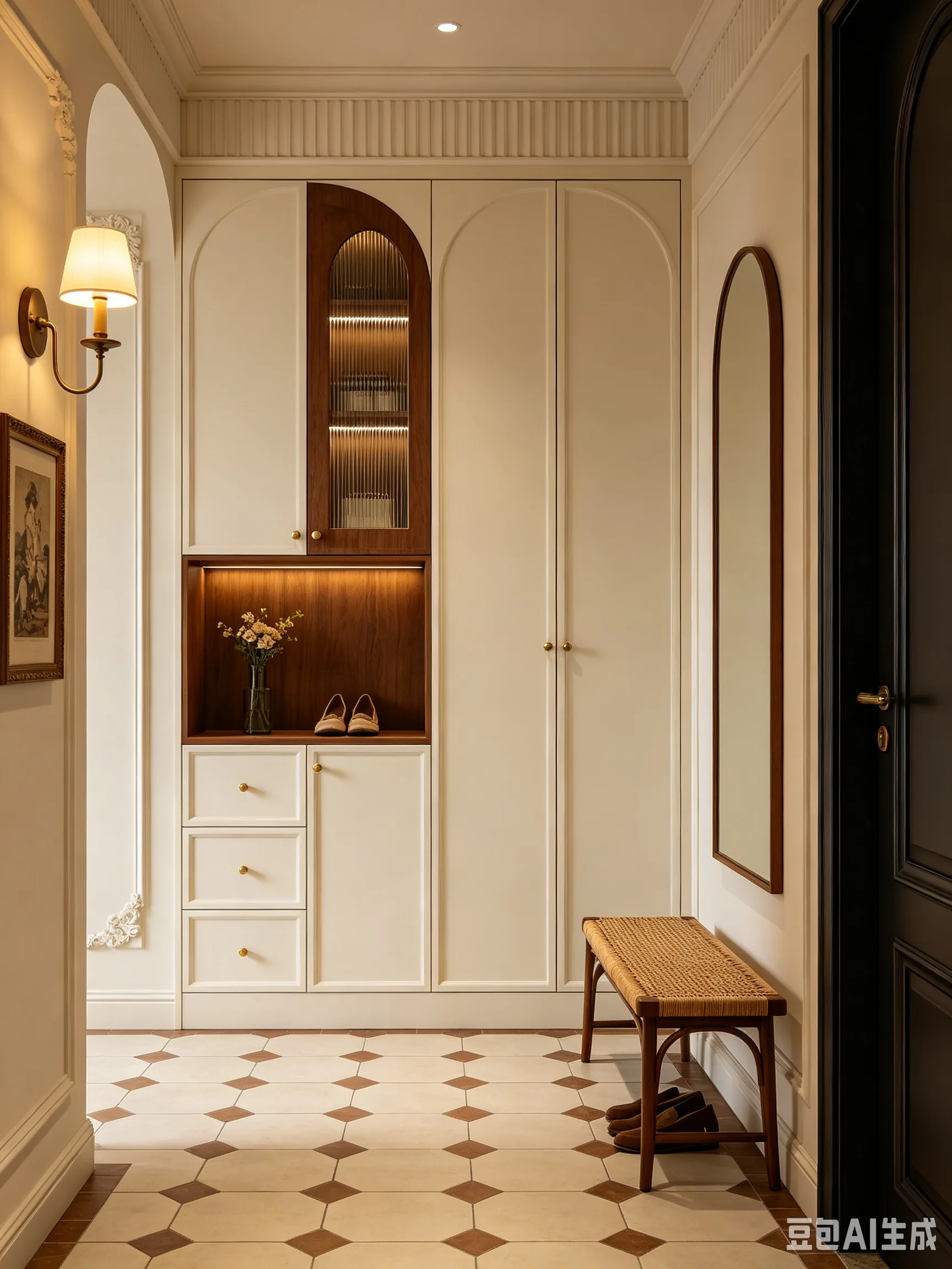 Entry Shoe Display Cabinet for international furniture procurement