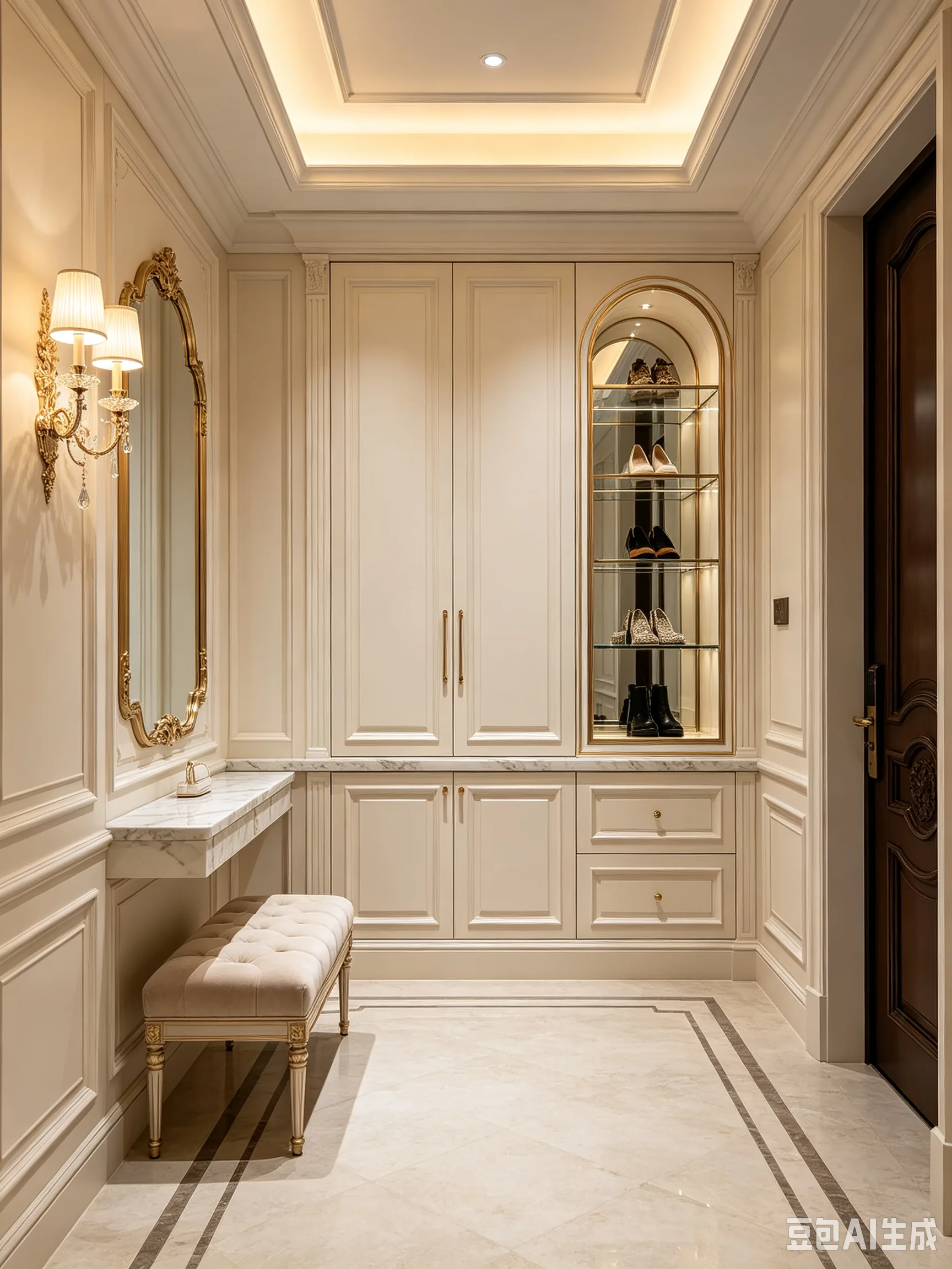 Concealed Shoe Storage Wall for international furniture procurement