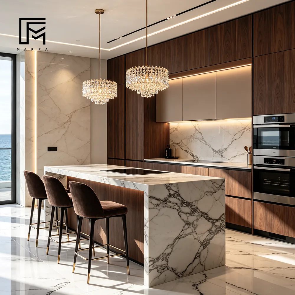 Mixed-material Sideboard for international furniture procurement