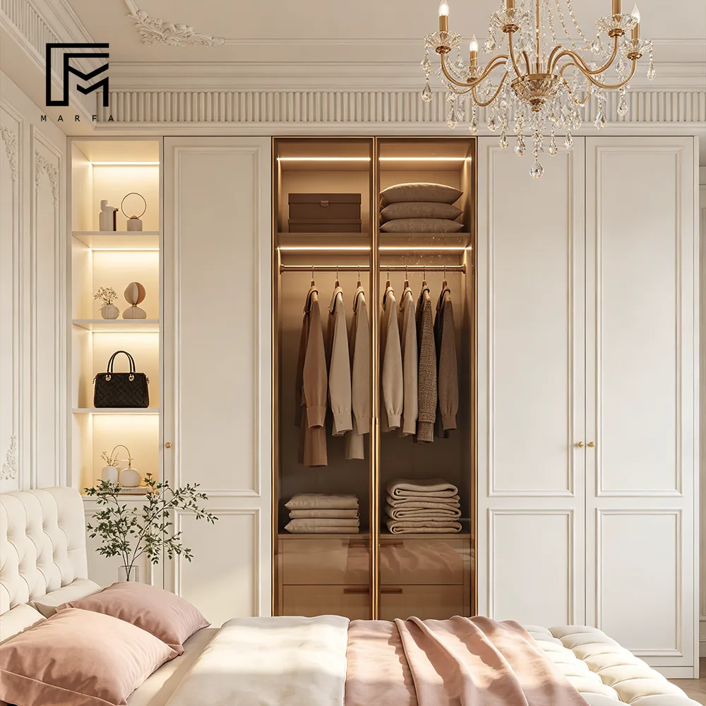 Wardrobe with Dressing Niche for international furniture procurement