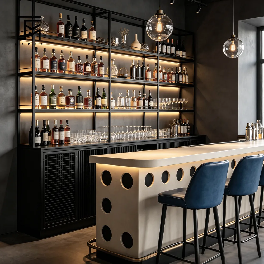 Residential Wine Room Cabinetry for international furniture procurement