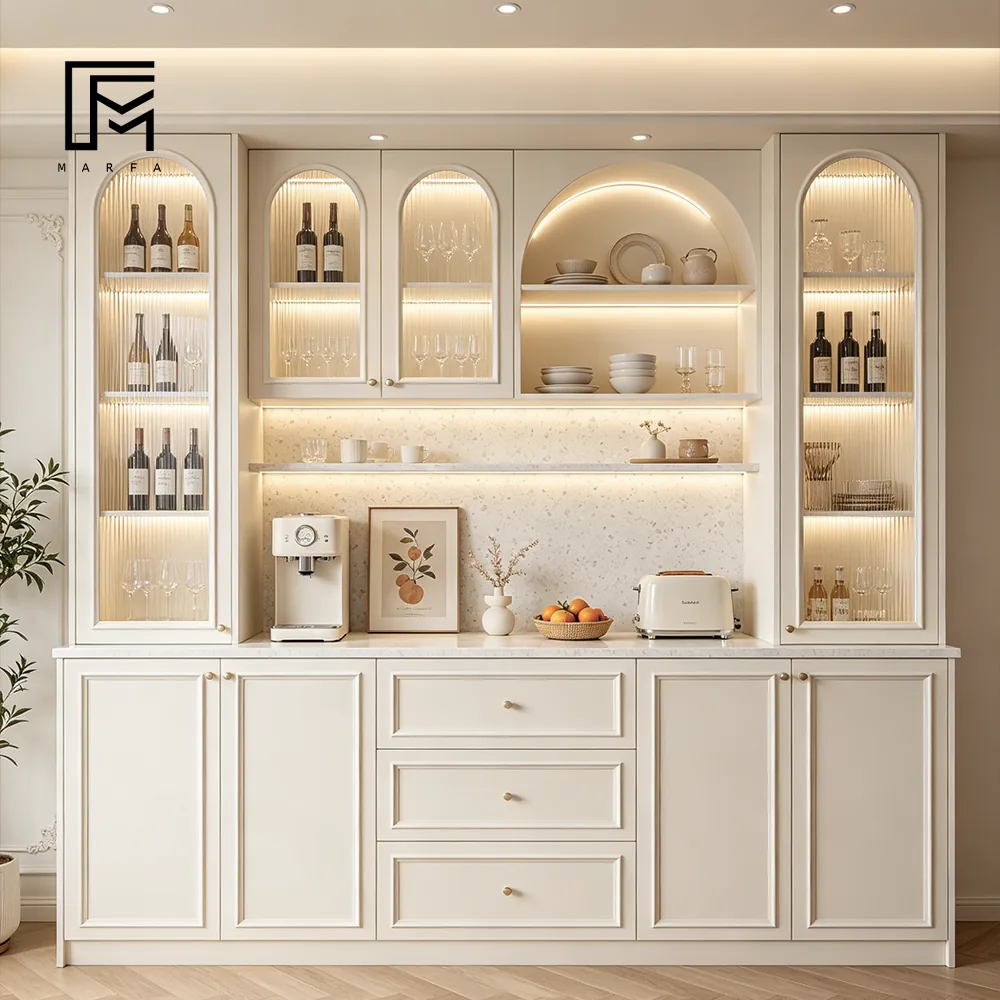 Metal-framed Wine Cabinet for international furniture procurement